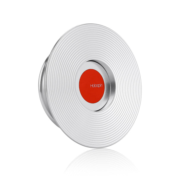 Holospin Silver Red Dot
